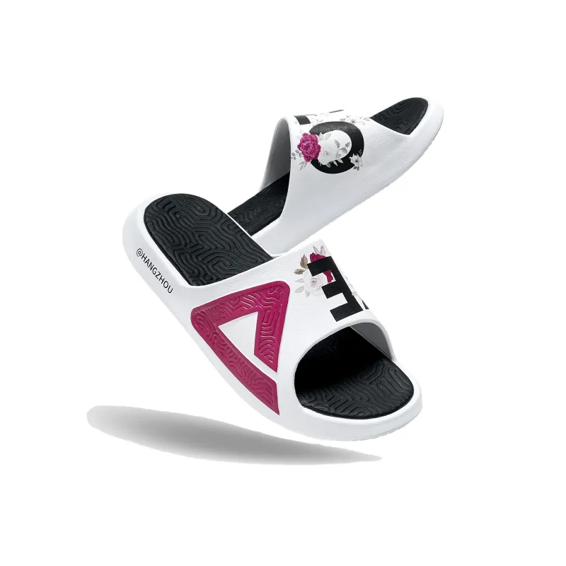 PEAK State Pole Classic Drag Slide Slippers Unisex White Light Khaki-1