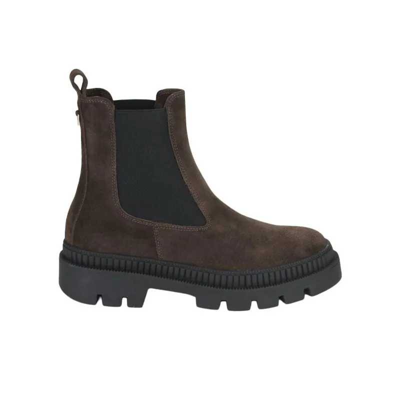 JB MARTIN Oceana Short Chelsea Boots Women's Brown-1