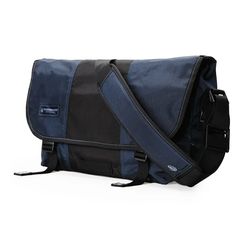 Timbuk2 Polyamide Messenger Bag, Crossbody Bag Small Size Unisex Black Blue-3