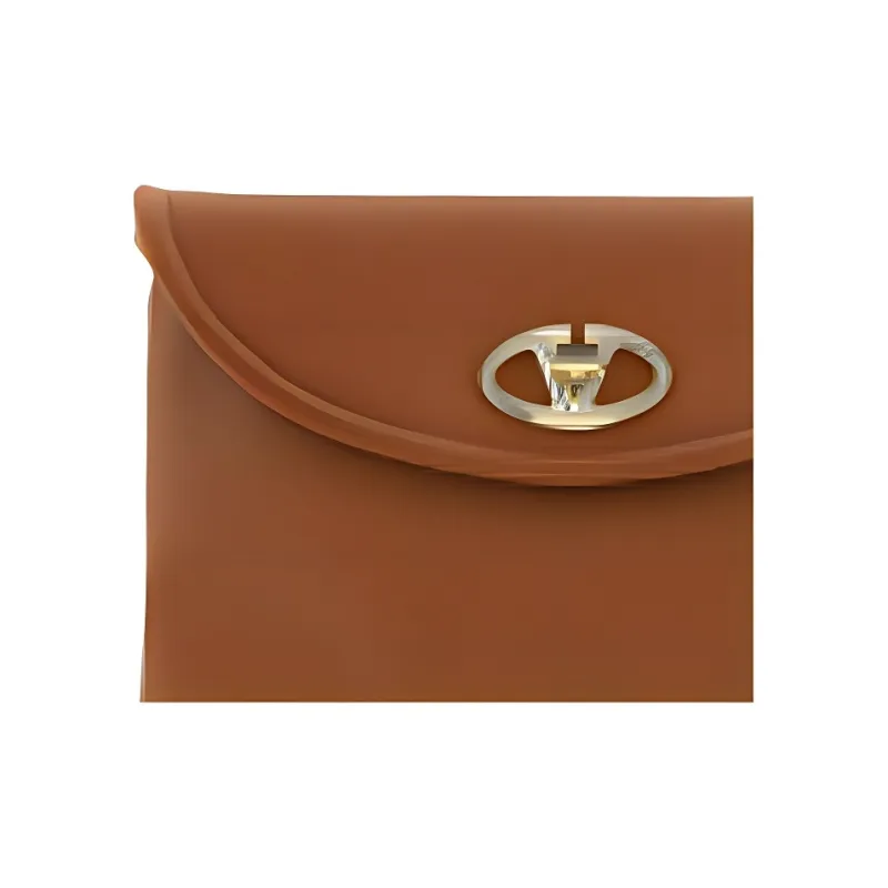 Valentino Calfskin Clutch Women's Almond Beige-4