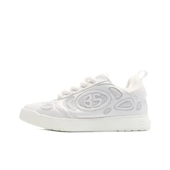 BLOCCO5 Low Top Skateboard Shoes Unisex White