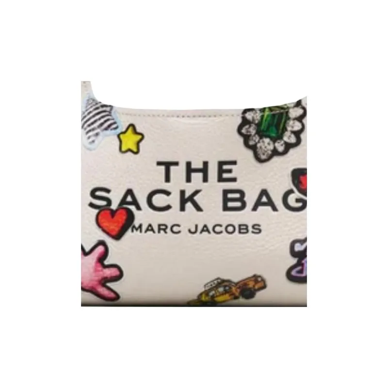 MARC JACOBS Cow Leather Handbag Mini Unisex White-2