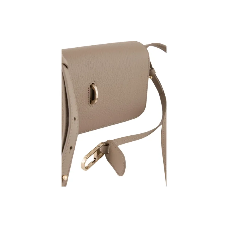 AMANI Grained Calfskin Shoulder Bag Regular Women's Light Umber-4