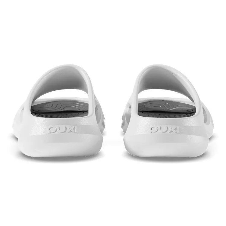 POSEE EVA Slide Slippers Unisex, White Black-4