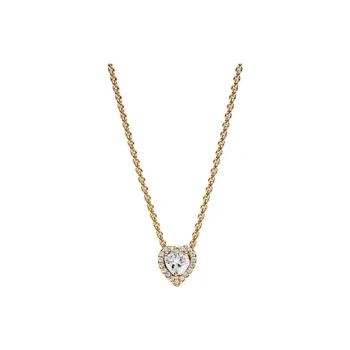Pandora Gold Alloy Necklaces Women's Gold