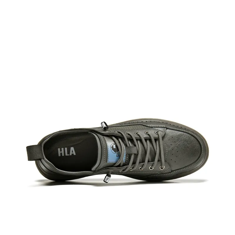 HLA Fashionable Comfortable Lace-Free Casual Shoes Classic And Versatile Low-Top Skateboard Shoes Men's-9
