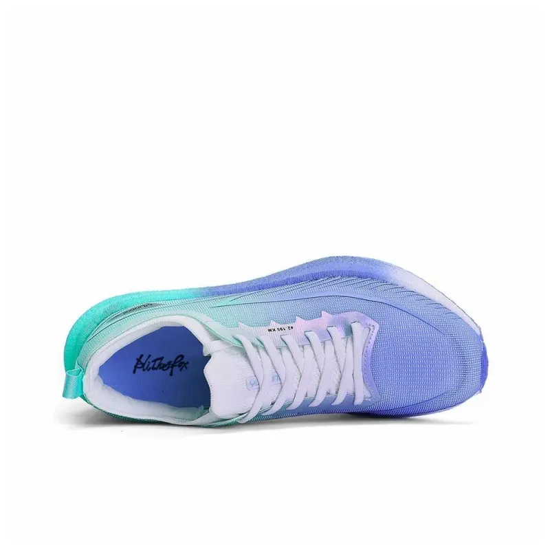 ALI THE FOX Running Shoes Men Low Top Gradient Blue-3