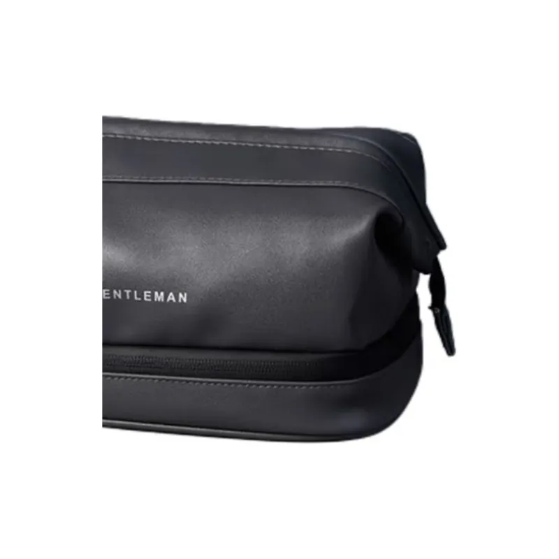 Boniu PU Makeup Bag & Travel Storage Bag Tubas Unisex Gray-1