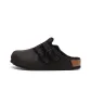 Black Waxed Leather+Wool