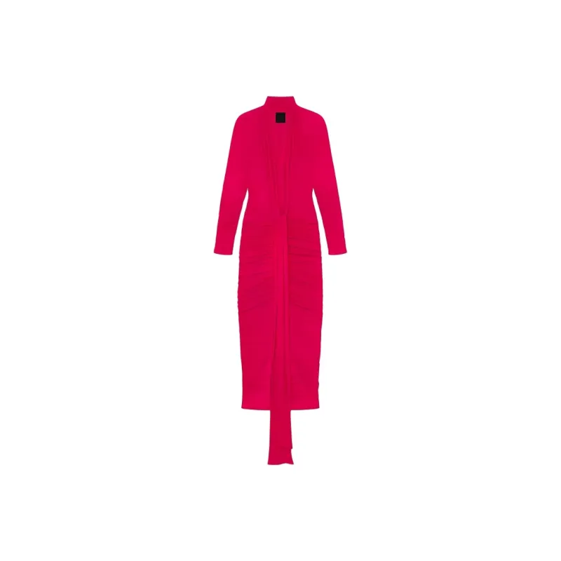 GIVENCHY Long-Sleeved Dresses Women's Red-0
