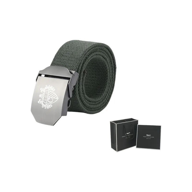 PAUL COSTELLOE Polyester Cotton Blend Belt Unisex 3.8cm-8
