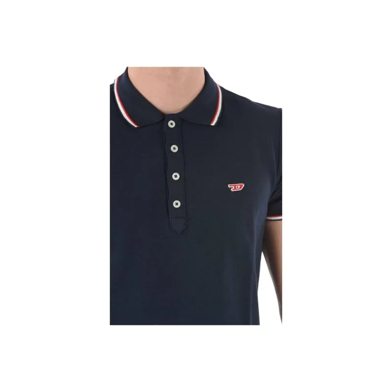 DIESEL Polo Shirts Men Blue-4