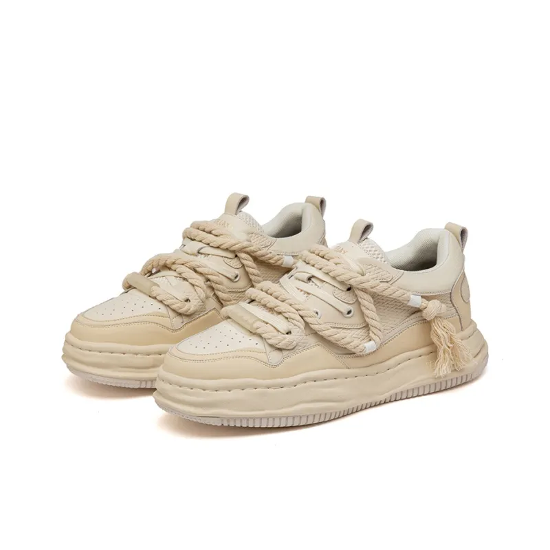 RELAXURSELF Slip Resistant, Abrasion Resistant, Lightweight, Height Increasing Low Top Skateboard Shoes Unisex-42