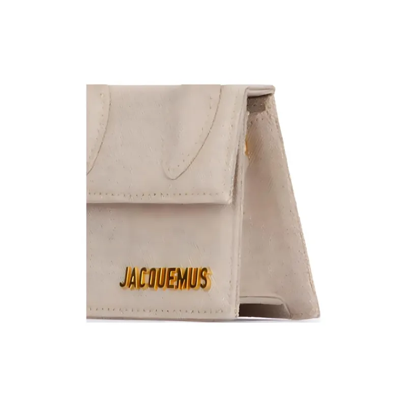 Jacquemus Linen Handbag Mini Women's Oat-4