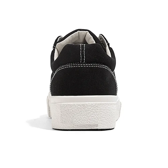 HUANQIU Slip Resistant, Abrasion Resistant, Breathable Low Top Canvas Shoes Women's Burgundy-20