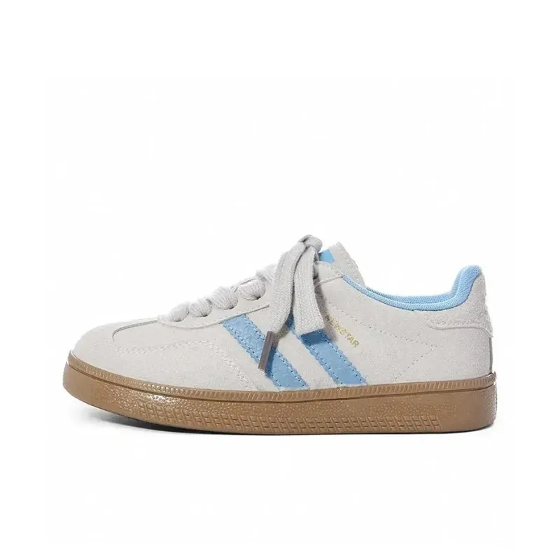 SHUXIAOBEI Vintage German Army Trainers Cushioning, Wear Resistant Low Top Skateboard Shoes Women's-40