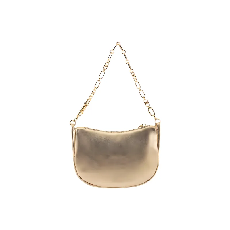 MICHAEL KORS Kors' Leather Shoulder Bag Small Size Women's Gold-1