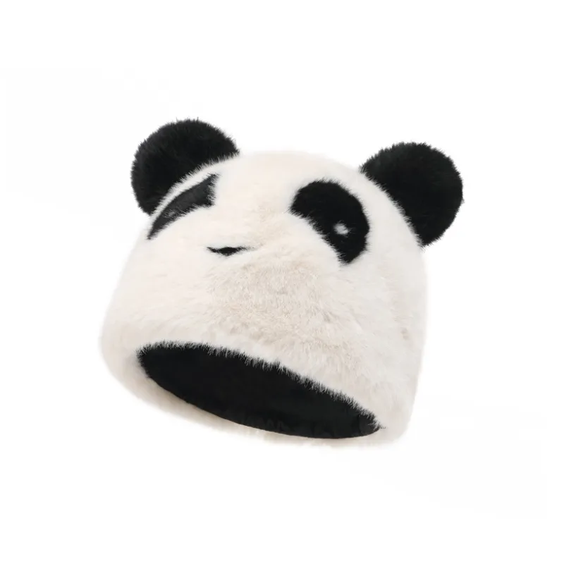 FREE RABBITⅡ Korean Style Thickened Warm Windproof Furry Ear Protection Headwrap Hat Unisex-5