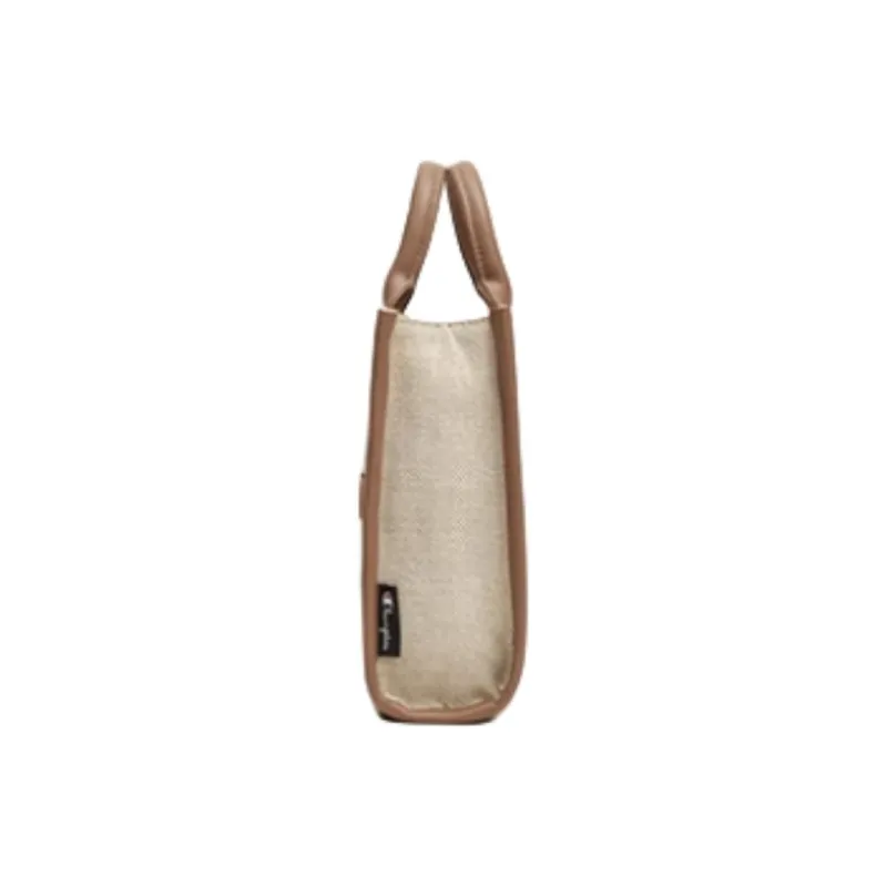 Champion Fabric Tote Bag Shopping Bag Handbag Small Size Women's Brown/Dark Blue/Black/White-2