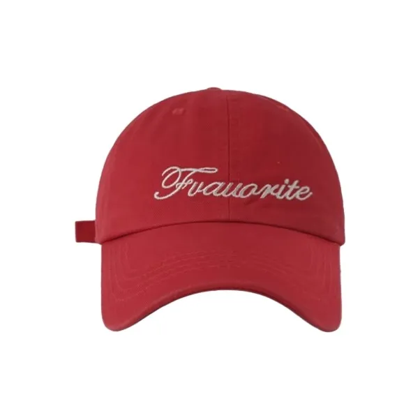 FREE RABBITⅡ Korean Style Trendy Letter Embroidery Accentuates Face Baseball Caps Unisex-10