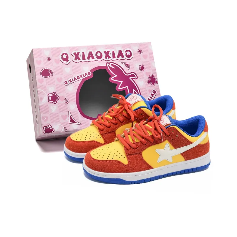 Circle Small Coverage Wear Resistant Lightweight Low Top Skateboard Shoes Unisex Mint Blue Red-19