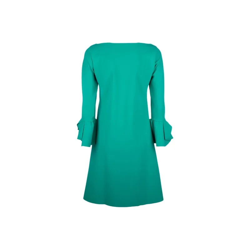 CHIARA BONI La Petite Robe Long Sleeved Dress Women's Emeralds-1