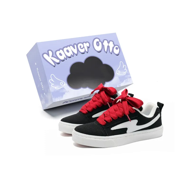 KAAVER OTTO Cushioning Abrasion Resistant Breathable Skateboard Shoes Unisex-26