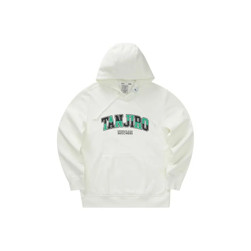 Skechers Devil's Blade Co titled Series Sweatshirts Unisex Marshmallow White/0074-0