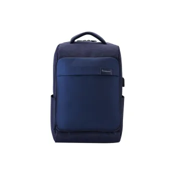 Diplomat Fabric Mountaineering Bag Backpack Regular Unisex Dark Blue