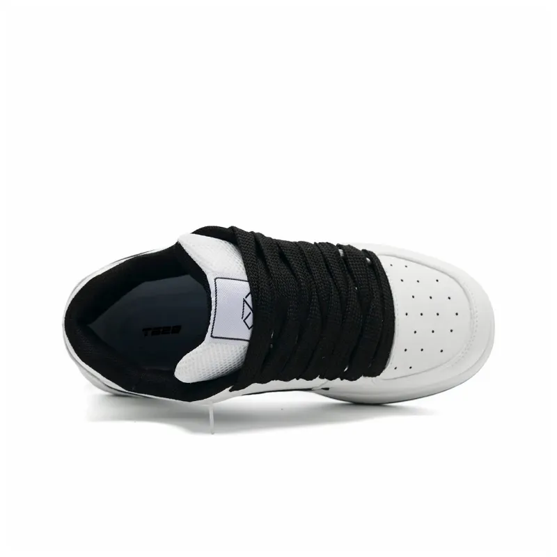 T628 Puffy Shoes Cushioned Wear-Resistant Lightweight Breathable Slip-Resistant Low-Top Skateboard Shoes Unisex-126