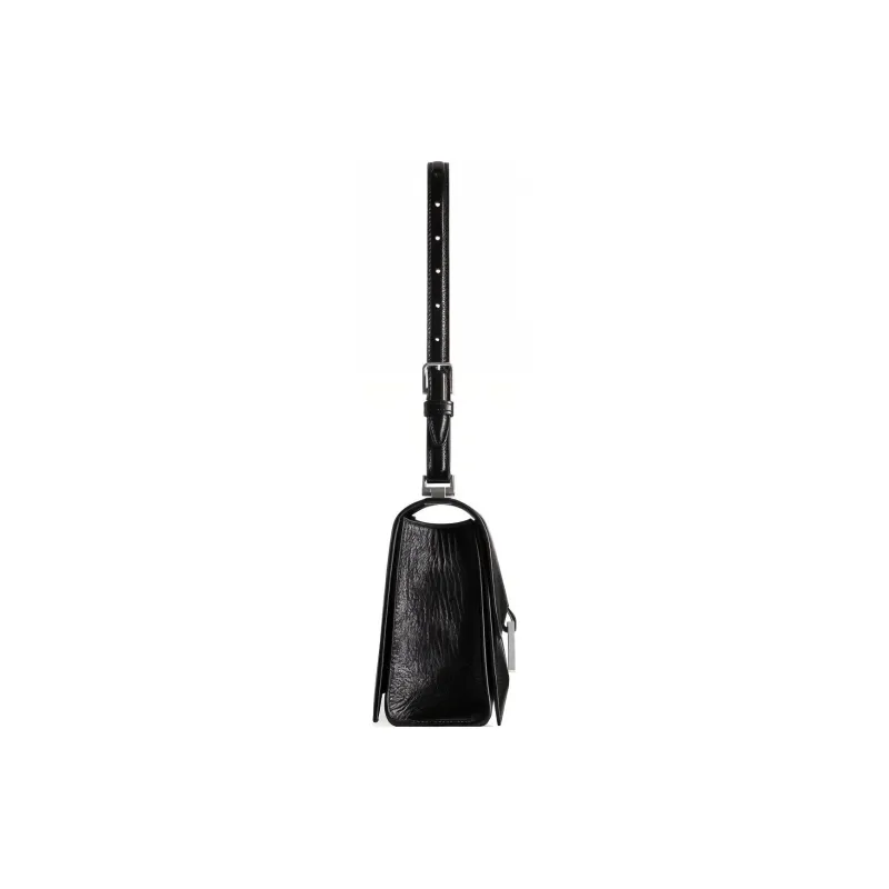 Balenciaga Crush Sling Foldover Top Small Shoulder Bag-2