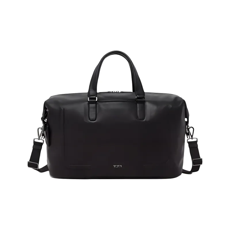 TUMI Cow Leather Travel Bag Men's Black-0