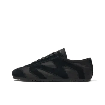 MINNETONKA Nylon Basic MS70 German Army Trainers Low Top Casual Shoes Women's Black