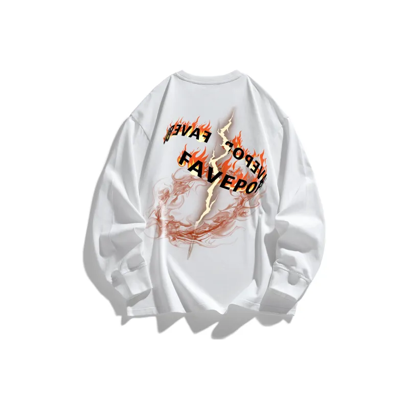 FAVEPOP Long Sleeved T Shirt Unisex-3