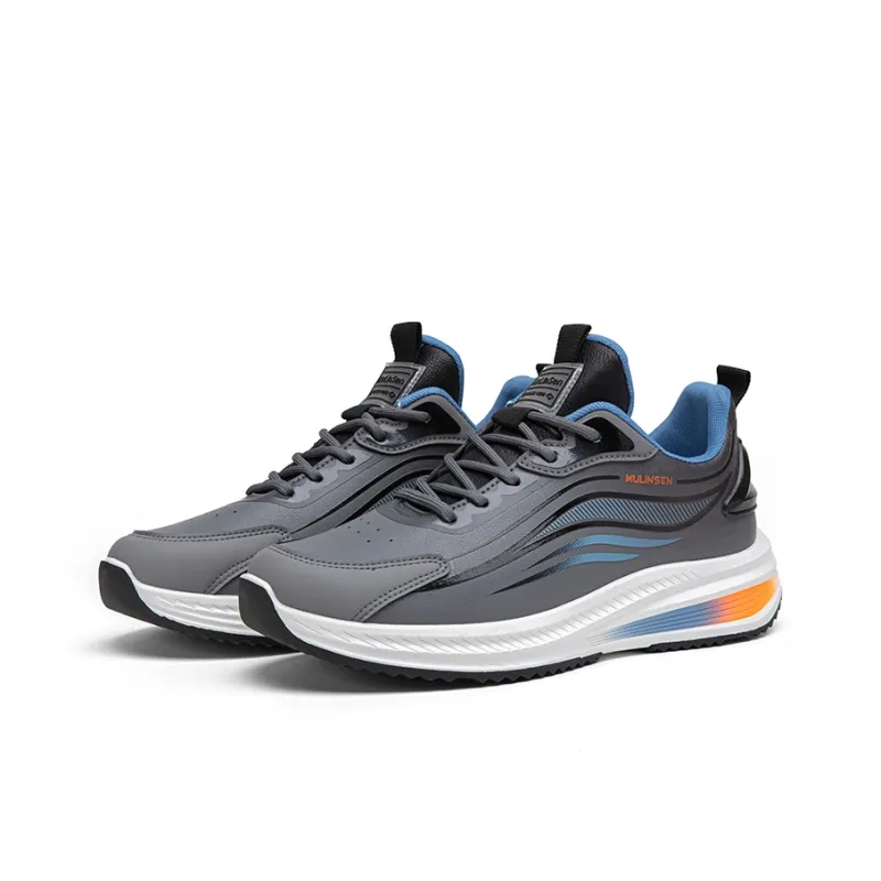 Mulinsen Anti Slip And Wear Resistant Lightweight Rebound Anti Rollover Low Top Running Shoes Men's-9