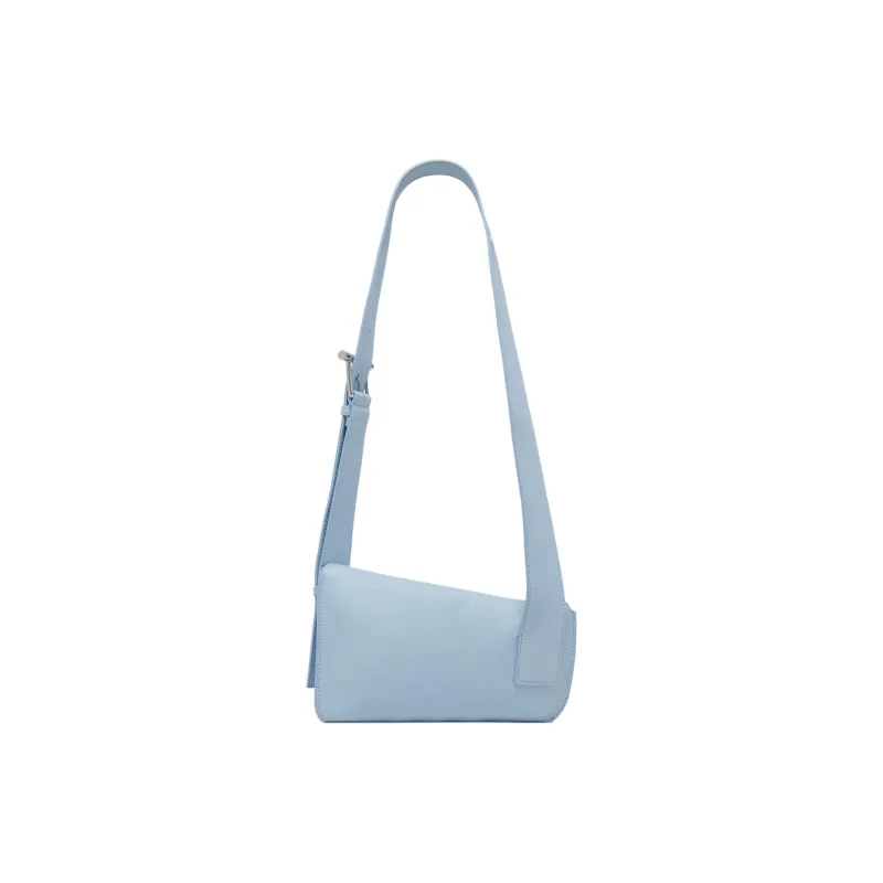 Alexander McQueen T Bar Sling Grained Calfskin Crossbody Bag, Shoulder Bag Women's Shirt Blue-2