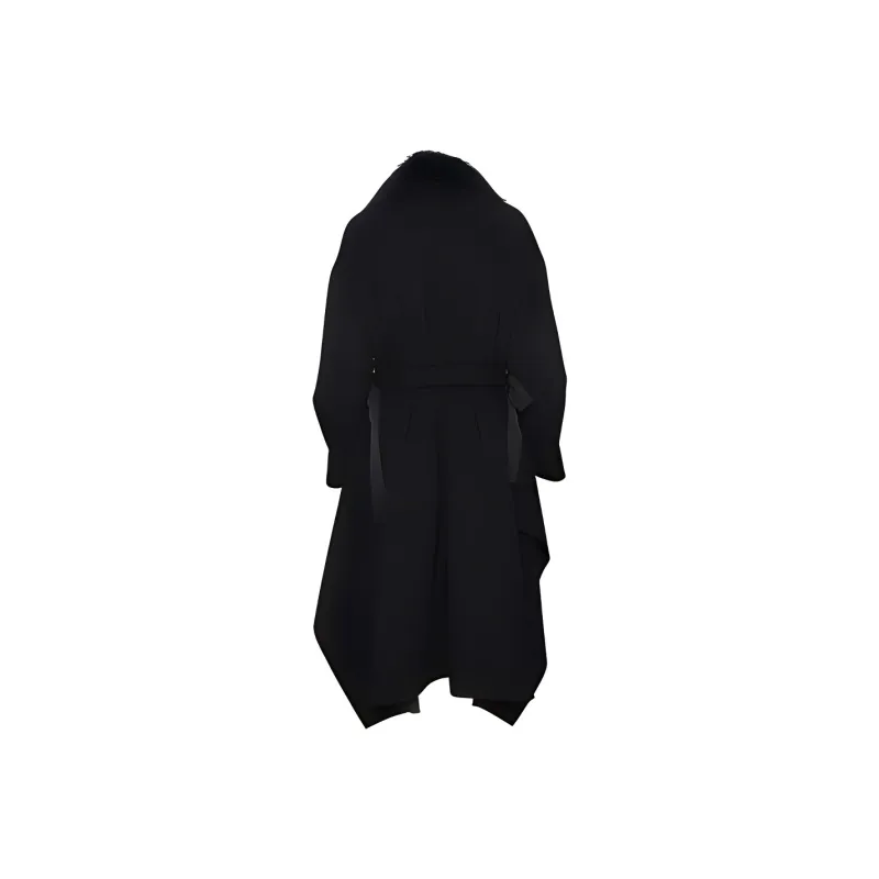 FENDI Long Sleeved Dress Women's Black-1