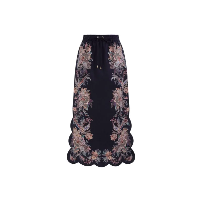 Zimmermann Rhiannon Midi Skirt-0