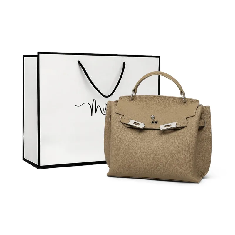 MILLIE'S Cow Leather Birkin Bag Shoulder Bag Crossbody Bag Handbag Regular Women's Multicolor-13