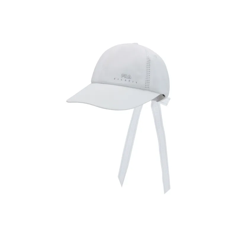 FILA Athletics Polyester Baseball Caps Women's Standard White-2