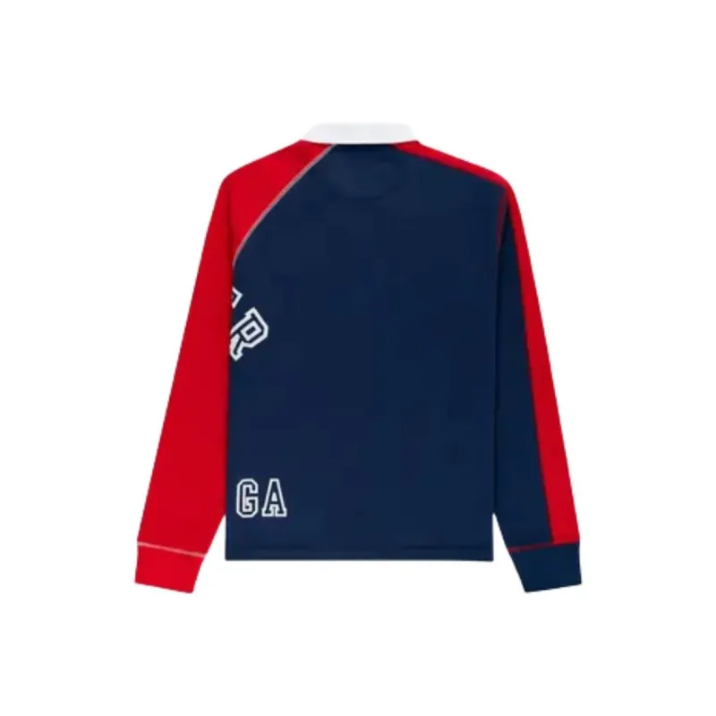Sp5der Polo Shirt Men's Blue Red-1