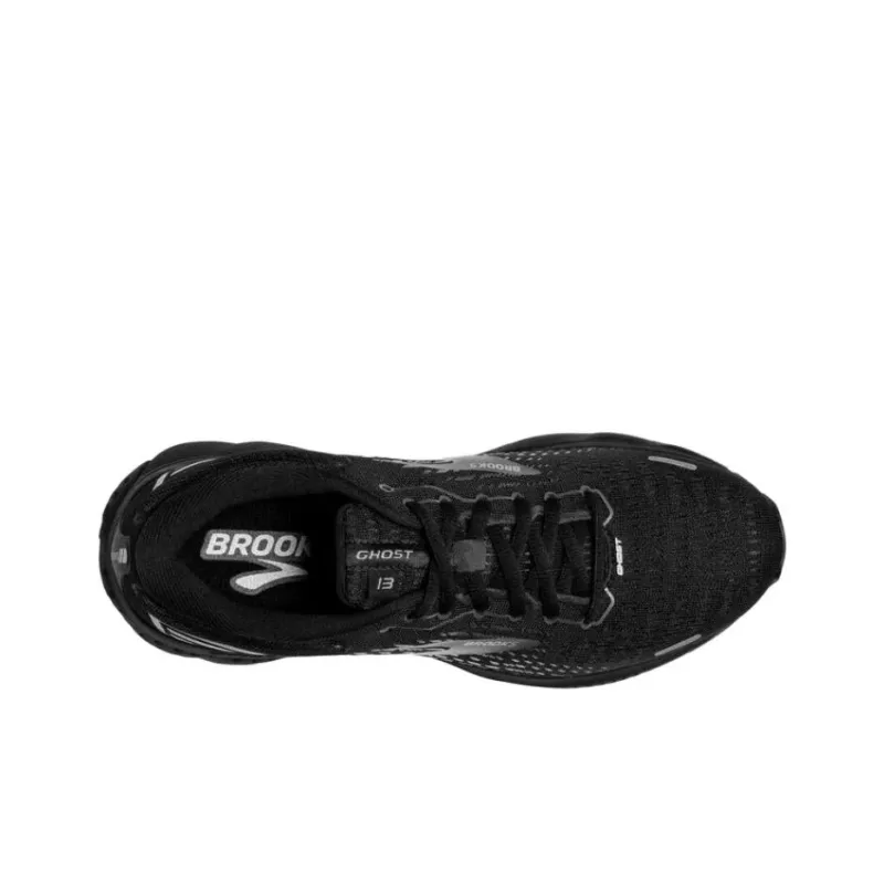 Brooks Ghost 13 Anti Slip Wear Resistant Low Top Running Shoes Women's Black-4