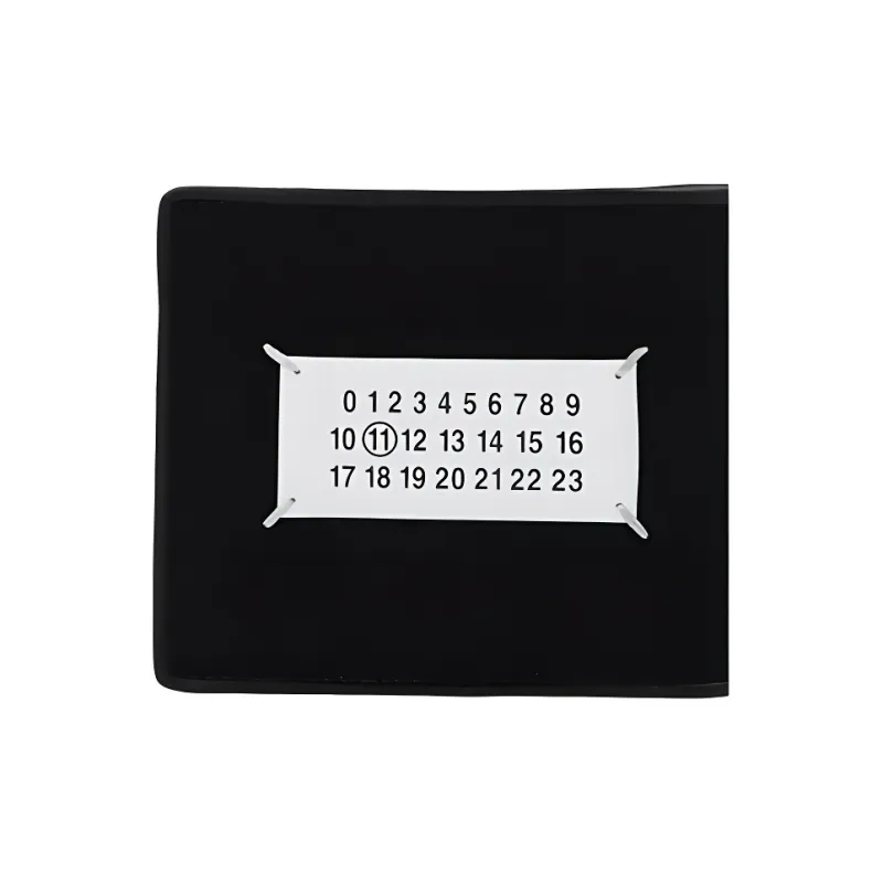 Maison Margiela Foldable Card Holder Unisex Black-3