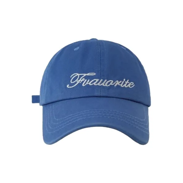 FREE RABBITⅡ Korean Style Trendy Letter Embroidery Accentuates Face Baseball Caps Unisex-12