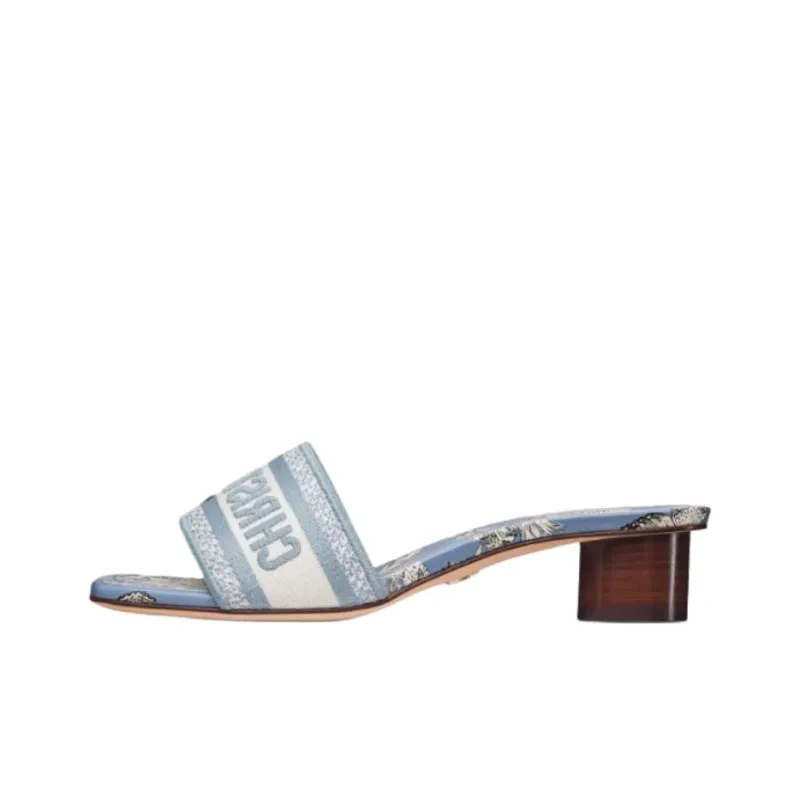 DIOR Dioriviera Slide Slippers 3.5cm Women's Blue-0