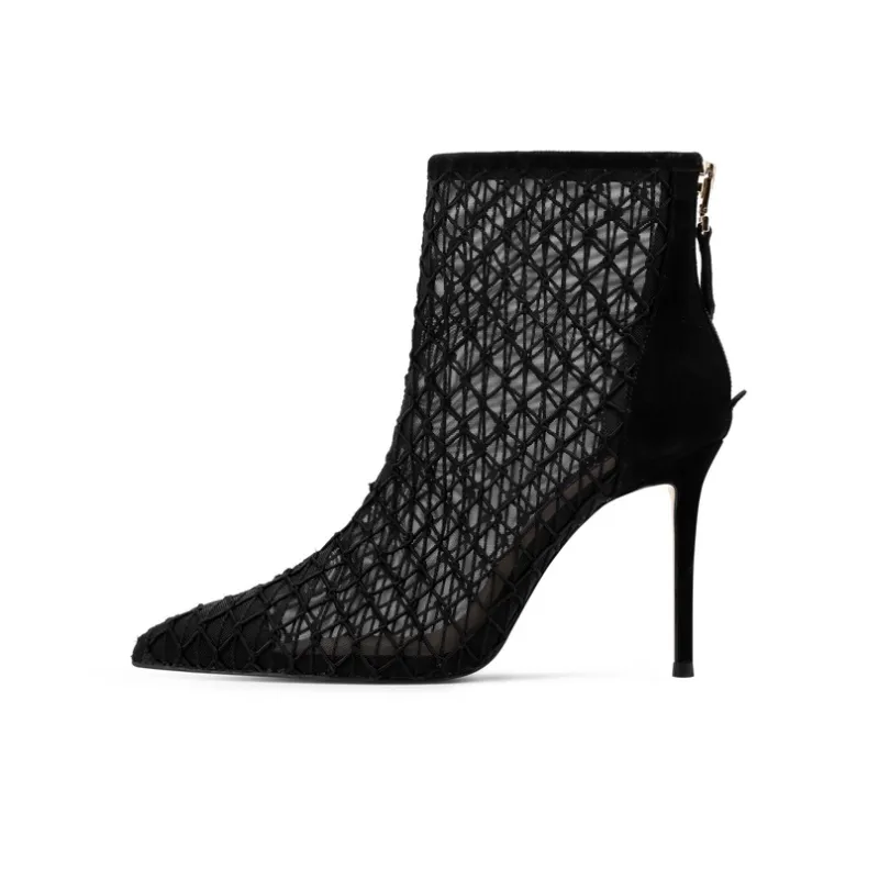 JOOC Ankle Boots Women's Sexy Black-0