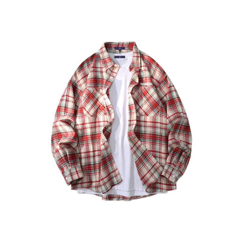 FAX FOR FMACM Shirt Unisex Red Plaid-0