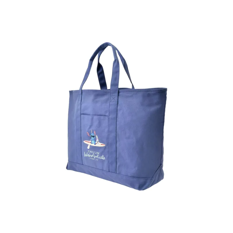 Disney 100% Cotton Tote Bag, Shopping Bag, Handbag Unisex Blue-1