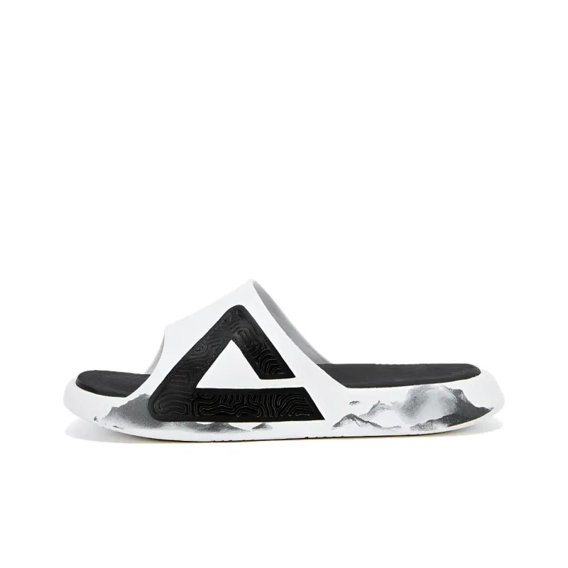 PEAK Tai Ji1.0 Totem Graffiti Slip-Resistant Abrasion-Resistant Slide Slippers Unisex-61