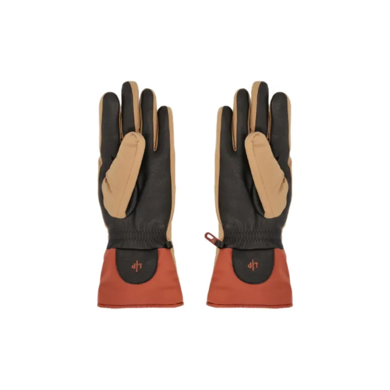 Loro Piana Logo Embroidered Panelled Gloves-1